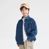 Nueva Ropa Infantil de Otoño 2026 de Haima: Atuendos de Otoño para Niños, Camisas de Mezclilla Estilo Coreano, Camisas de Moda para Niños