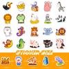 Compra Directa Transfronteriza desde Etsy: 100 Pegatinas Pequeñas de Animales Erizo Mixtas de 4 cm, Pegatinas Lindas de Animales de Dibujos Animados