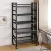 Cesta de Verduras para Cocina Estante de Almacenamiento de Pie Cesta de Almacenamiento de Verduras Multifuncional Estante de Almacenamiento Multicapa para Verduras y Frutas