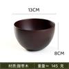 Tazón de madera de azufaifo estilo japonés Tazón para fideos Tazón para sopa Juego de vajilla para el hogar Tazón de madera para niños Tazón para comida de bebé Tazón para ensalada/fruta