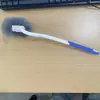 . Sem pontos cegos, escova sanitária em S com cabo curvo para limpeza profunda das curvas e fendas do vaso sanitário para remover manchas