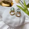 Brincos Florais Vintage Retrô com um Toque de Luxo Leve e High-End, Design de Tarraxa com Franjas, Brincos Versáteis Atacado