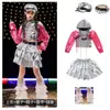 Ropa de Baile Jazz para Niñas Hip-Hop Genial y Guapo Traje de Street Dance para Niña Moda Ropa de Jazz para Escenario y Pasarela Infantil
