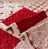 Almofada de Sofá Patchwork Retrô Francês 2026 Novo Estilo Veludo Holandês Todas as Estações Antiderrapante Tecido para Capa de Sofá Reta Venda por Atacado