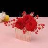 Pente Nobre e Elegante Estilo Coreano para Adultos, Acessório de Cabelo Flor de Noiva, Decoração para Sessão de Fotos em Estúdio, Atacado de Acessórios de Maquiagem e Cabelo