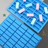 Punto azul 40 incluso molde rectangular pequeño DIY horneado molde para hornear a mano molde para hielo chocolate
