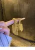 Pendientes Cruzados Geométricos Retorcidos de Aguja de Plata Europeos y Americanos, Pendientes Exquisitos de Borla Estilo Palacio, Pendientes de Lujo Ligero de Gama Alta al por Mayor