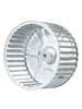Rueda impelente de motor de eje largo rueda impelente de ventilador centrífugo multibala accesorios de rueda impelente tipo enchufable chapa galvanizada aspa de ventilador de refrigeración