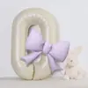 Globo con Número 1 de Lazo de Cumpleaños Decoración de Escena para Fiesta de Niña de Un Año Arreglo Atmósfera de Diosa Accesorios para Fotos