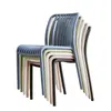 Sillas de comedor de plástico, para uso doméstico, aptas para adultos, para uso en exteriores y patios, con reposabrazos y respaldos, sillas de plástico comerciales