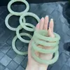 Fábrica directa 10 mm jade niña pintura de tinta vintage pulsera redonda jingle temperamento simple pulsera concubina imperial