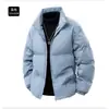 Nueva Chaqueta de Algodón con Cuello Alto para Hombre, Abrigo de Invierno Engrosado y Cálido, Chaqueta Acolchada Holgada Estilo Coreano, Moderna y Versátil