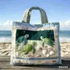 Bolso de Mano con Patrón de Tortuga Nuevo Producto Transfronterizo 3D Temu Amazon Moda de Moda para Mujer Estampado Digital Bolso de Hombro