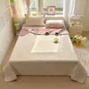 Funda de Cama de Algodón Puro Juego de Tres Piezas Todo Algodón Acolchado Hoja de Cama de una Pieza Cubierta de Tatami Kang Antideslizante Nuevo Modelo 2026 Universal para Todas las Estaciones