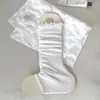 Pedal de pé pilha de meias mola e outono estilo japonês meias de meio dedo estilo miu estilo ballet borda franzida meias de dedo exposto para panturrilha de meninas