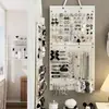 Bolsa Colgante de Pared para Guardar Diademas de Princesa, Colgador de Pared para Guardar Gomas de Pelo, Pinza para el Pelo Montada en Pared, Aretes para el Pelo en Stock