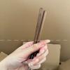 Palillos de acero inoxidable de nogal negro de alta calidad para cocina Yinuo, palillos de madera maciza, cucharas, vajilla, serie