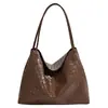 Bolso Tejido Retro de Gran Capacidad para Mujer 2026 Nuevo Popular Más Vendido Bolso de Hombro Único Versátil Chic Bolso Tote para Mujer