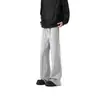 Calça Esportiva Americana Baggy Masculina Primavera e Outono Marca Tendência Calça Banana Perna Larga Reta Solta Calça Casual Machete para Homens