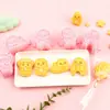 Molde para Paleta Serie Dragón de Leche Caricatura Simulada Personaje Acción Emoji Molde de Corte 3D Molde para Paleta DIY