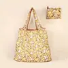 Bolsa de Compras Ecológica Média, Bolsa Lateral Dobrável Supermercado Ecológica, Bolsa Impermeável de Tecido Oxford, Bolsa de Mão Personalizável
