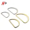 Hebilla de Anilla en D Plana para Bolsas, Ropa, Equipaje, Decoración de Ferretería, Hebilla de Anillo con Forma de D, Hebilla Plana con Forma de D, Accesorios para Bolsas, Hebilla Metálica de Ajuste