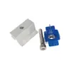 Acessórios para Sistema de Montagem Fotovoltaica Solar Porca Borboleta de Plástico Grampo Central de Liga de Alumínio para Painel Solar Grampo Lateral Clipe de Fixação Conjunto Completo