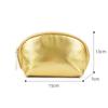 Bolsa de Cosméticos de Cuero Suave Dorado Explosivo Pu Completo Estilo Ins de Aspecto Elevado de Alta Gama de Mano Bolsa de Almacenamiento de Artículos de Tocador para Productos para el Cuidado de la Piel