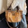 Bolsa Grande de Alta Qualidade Estilo Relaxado para Mulheres 2026 Nova Bolsa de Ombro Transversal Estilo Retro Bolsa de Mão Tote Tendência