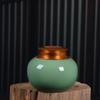 Tetera de cerámica Geyao de fábrica, tetera sellada para té Pu'er, bolsita de té para ceremonia del té, tetera del despertar con medio Jin
