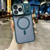 Funda para Teléfono Móvil Adecuada para Iphone17Promax Piel Mate Succión Magnética Soporte para Lente Apple 17 Funda Protectora Anticaídas