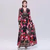 Traje de Banquete Estilo Europeo Lujo Ligero Falda Lentejuelas Azules Encaje Cuello en V Volantes Dos Piezas Comercio Exterior Ropa Formal