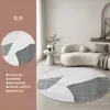 Tapete redondo, luxo de alta qualidade para sala de estar, escritório, quarto, cadeira de maquiagem, closet, tapete de cabeceira, tapete para piso de cadeira giratória, fácil de manter