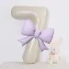 Globo con Número 1 de Lazo de Cumpleaños Decoración de Escena para Fiesta de Niña de Un Año Arreglo Atmósfera de Diosa Accesorios para Fotos