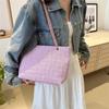 Bolso de Mujer de Moda y Popular Verano 2024 Bolso Tote Nuevo Casual para Ropa de Trabajo Bolso Cruzado de Cadena Simple para Hombro