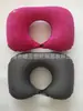Voltaje fabricante PVC almohada inflable para cuello viaje llevar almohada inflable de luna prensa manual boquilla inflable de resorte
