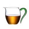 Nuevo Taza de Vidrio de Borosilicato Alto con Asa de Color y Boquilla Puntiaguda Rompiendo y Dividiendo Agudamente Juego de Té Taza de Té Kung Fu Grande para el Hogar