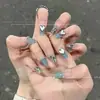 Amor Fritillaria Joias para Nail Art Celebridade da Internet Explosões Borda Metálica Concha de Diamante Pedra Concha Pequenas Joias Acessórios de Decoração para Nail Art