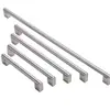 Manija Moderna Minimalista para Puerta de Gabinete, Manija de Acero Inoxidable 304, Manija Cepillada para Puerta de Armario de Lujo Ligero, Gabinete, Cajón de Armario
