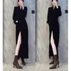 Botines de mujer de tacón alto y punta fina, nueva colección otoño/invierno 2025, tacón fino, gamuza, botines cortos con forro de felpa, elásticos, botas ajustadas para mujeres menudas