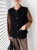 Nuevo Estilo Otoño e Invierno 2025 Cárdigan 100% Lana Pura para Mujer Holgado y Más Fácil de Combinar Chaleco Suéter Chaleco Venta al por Mayor