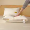 Núcleo de almohada de fibra de soja, almohada para el hogar con soporte para el cuello para adultos, ayuda para dormir, núcleo de almohada suave para dormitorios de estudiantes, par al por mayor