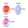 Cuentas de Calabaza Acrílicas de Colores Dulces para Joyería, Cuentas Transparentes de Linterna Cuadrada, Cuentas Sueltas para Joyería Hecha a Mano DIY