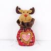 Bolsa de Regalo de Dulces Nochebuena Muñeco Árbol de Navidad 3D Bolsa de Regalo de Manzana Venta al por Mayor Bolsa de Regalo de Fruta Paz Navideña