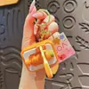 Llavero Creativo Nueva Máquina Cortadora de Zanahorias Lindo Dibujo Animado Juguete de Descompresión Colgante para Mochila Escolar de Estudiante Pequeño Regalo