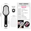 Lima de Acero Inoxidable 430 Transfronteriza, Raspador de Pies para Eliminar Piel Muerta, Raspador de Pies de Doble Cara con Cubierta, Herramienta de Pedicura, Exfoliante de Pies