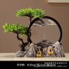 Novo estilo chinês areia movediça pintura decoração da paisagem sala de estar varanda TV armário de vinho decorações de escritório criativo presente de formatura