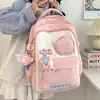 Mochilas para Niñas de Tercero a Sexto Grado, Ligeras, Protectoras de la Columna, Ultraligeras, Mochilas de Gran Capacidad para Estudiantes de Secundaria, Estilo Nuevo