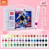 Caneta Marcadora Acrílica de Cabeça Única em Cores Verdadeiras, à prova d'água e resistente ao desgaste, especializada para pintura artística e grafite, caneta de aquarela de grande capacidade, multicolor