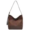 Bolsa de Axila Fosca de Luxo para Mulheres, Grande Capacidade, Nova Bolsa Tote Outono 2026, Bolsa de Ombro e Transversal Estilo Balde